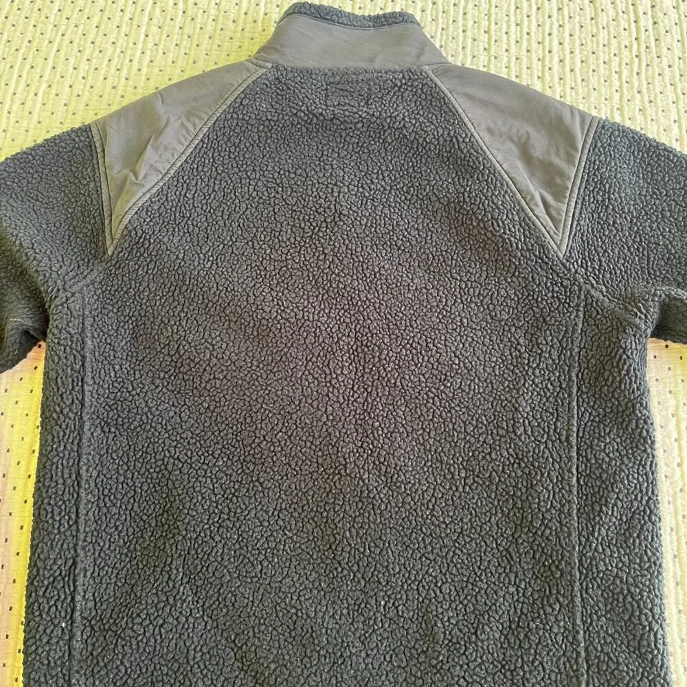 J.Crew Zip-Up Fleece – Men’s Medium (Navy Blue) - Picture 3 of 4